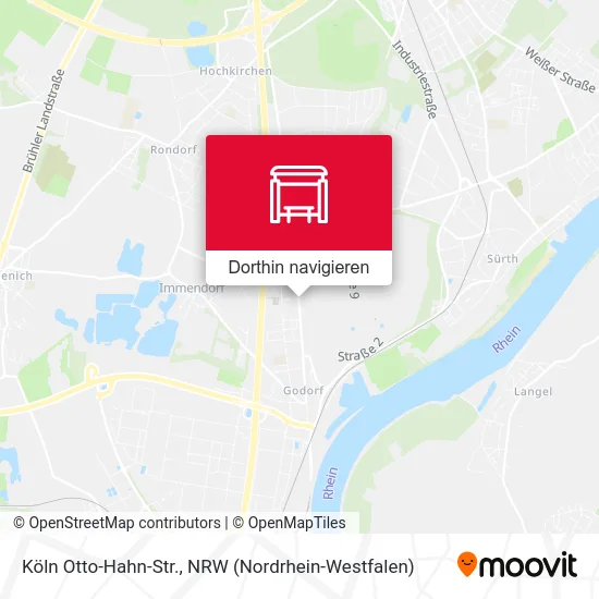 Köln Otto-Hahn-Str. Karte