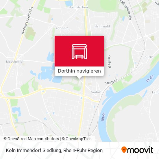 Köln Immendorf Siedlung Karte