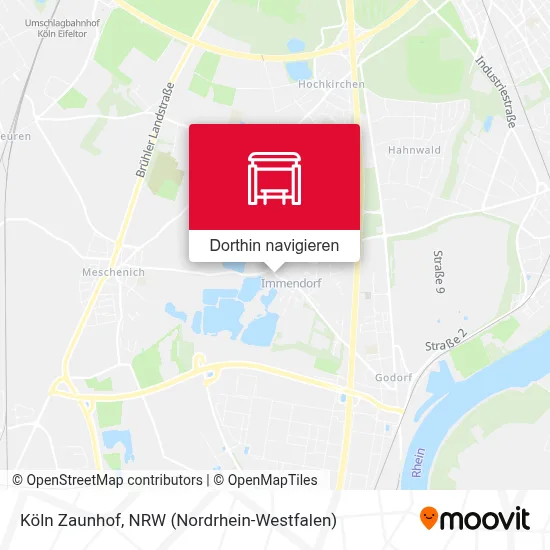Köln Zaunhof Karte