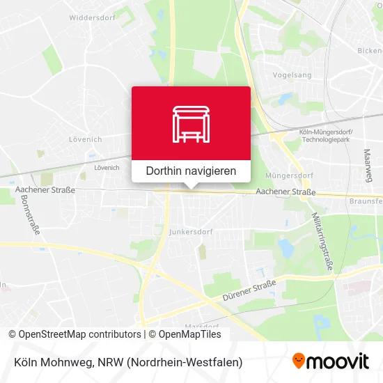 Köln Mohnweg Karte