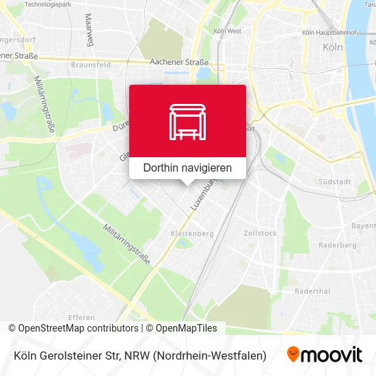 Köln Gerolsteiner Str Karte
