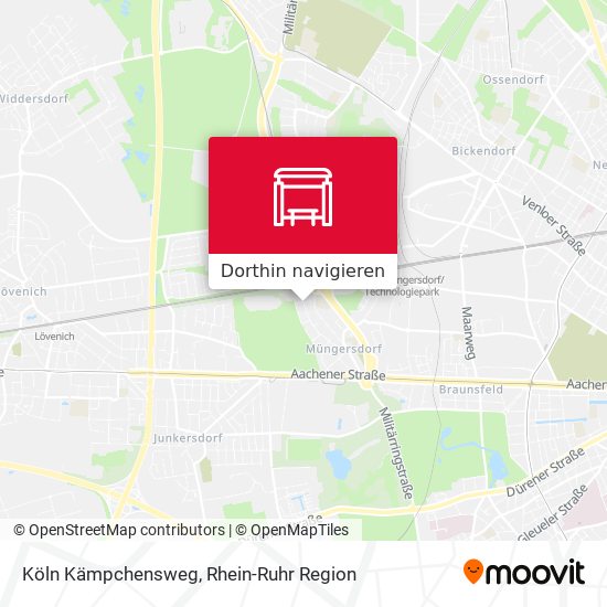 Köln Kämpchensweg Karte