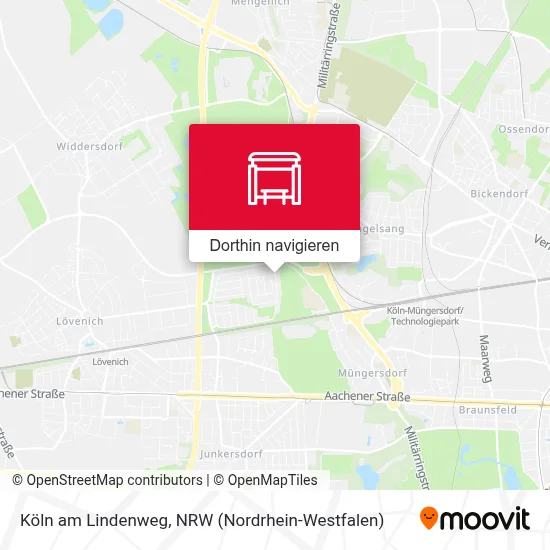 Köln am Lindenweg Karte