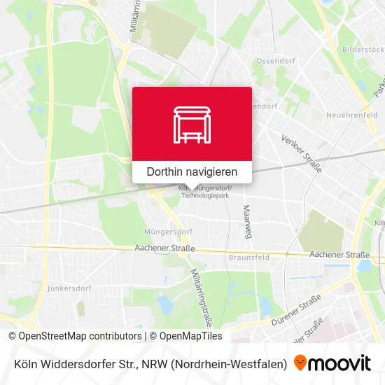 Köln Widdersdorfer Str. Karte