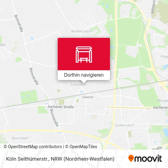 Köln Seithümerstr. Karte