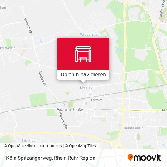 Köln Spitzangerweg Karte