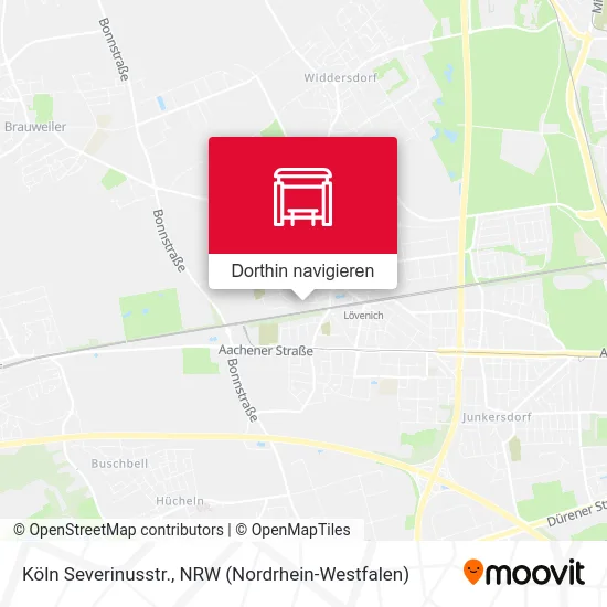 Köln Severinusstr. Karte