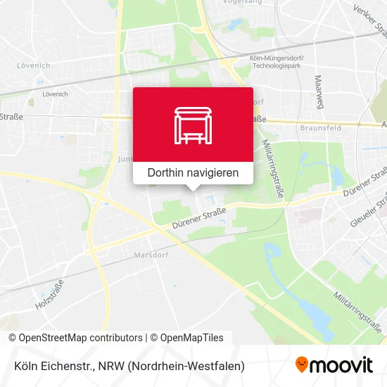 Köln Eichenstr. Karte