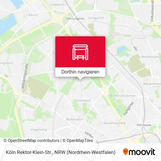 Köln Rektor-Klein-Str. Karte