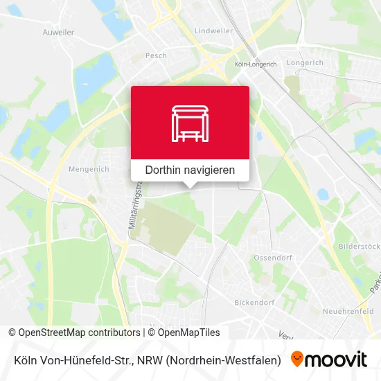 Köln Von-Hünefeld-Str. Karte