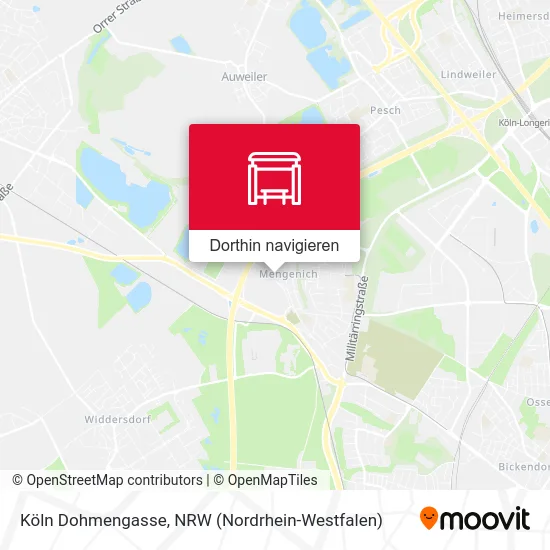 Köln Dohmengasse Karte