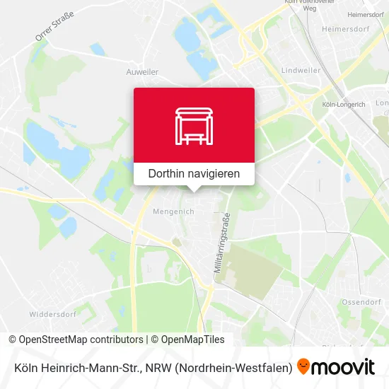 Köln Heinrich-Mann-Str. Karte