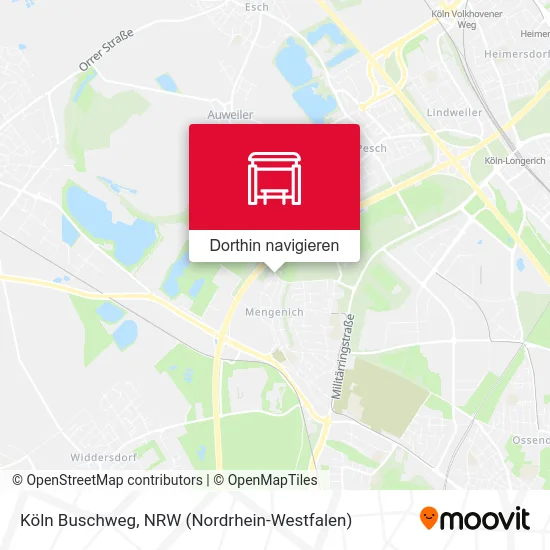 Köln Buschweg Karte