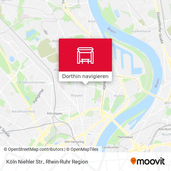 Köln Niehler Str. Karte