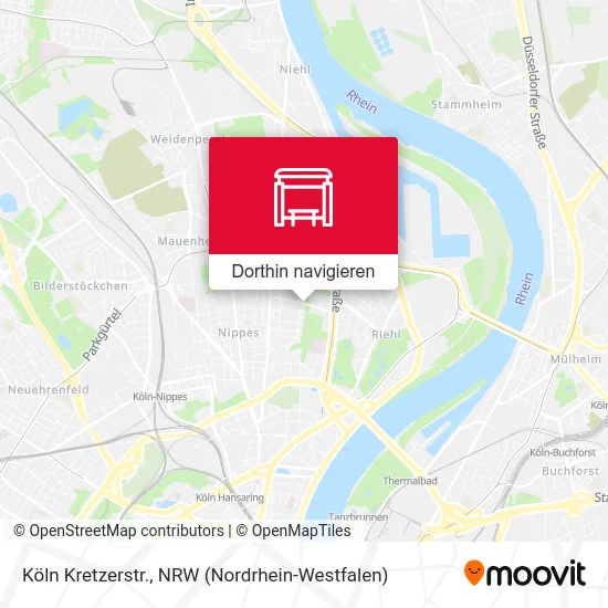 Köln Kretzerstr. Karte