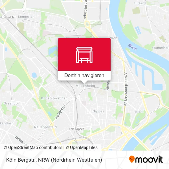 Köln Bergstr. Karte