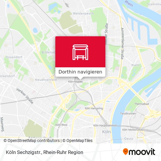 Köln Sechzigstr. Karte