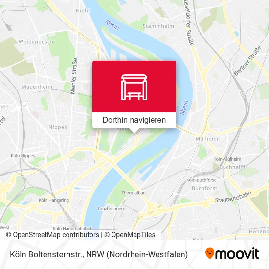 Köln Boltensternstr. Karte