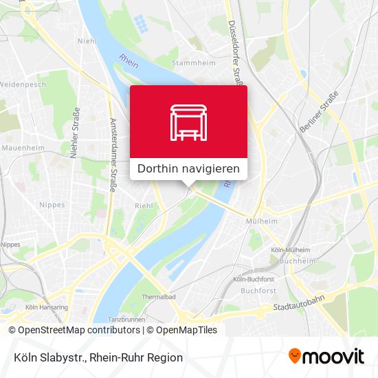 Köln Slabystr. Karte