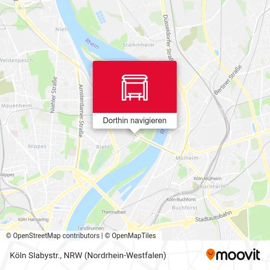 Köln Slabystr. Karte