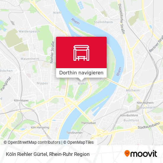 Köln Riehler Gürtel Karte