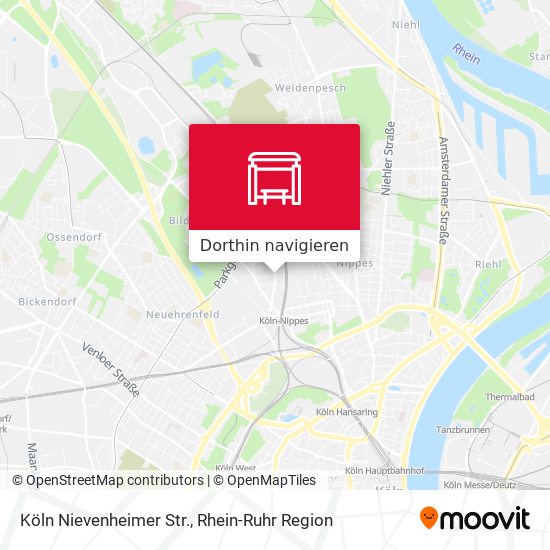 Köln Nievenheimer Str. Karte