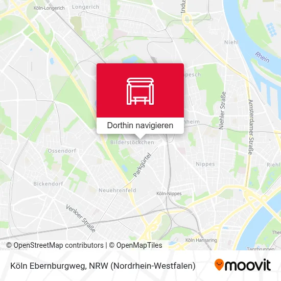 Köln Ebernburgweg Karte