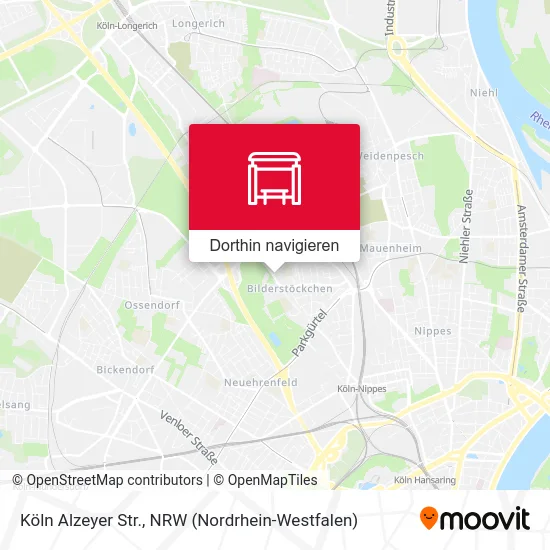 Köln Alzeyer Str. Karte