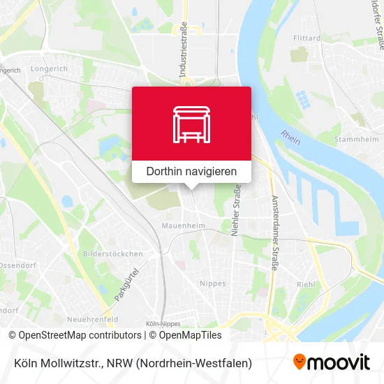 Köln Mollwitzstr. Karte