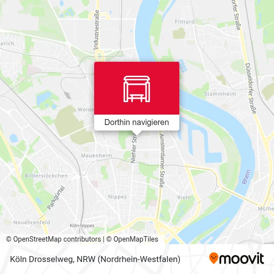 Köln Drosselweg Karte