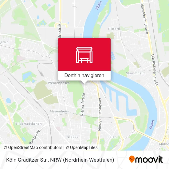 Köln Graditzer Str. Karte