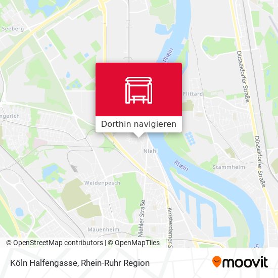 Köln Halfengasse Karte