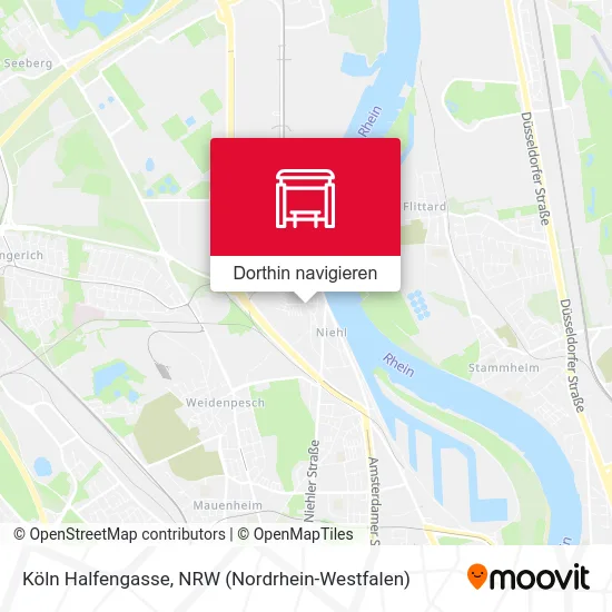 Köln Halfengasse Karte