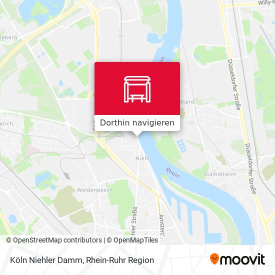 Köln Niehler Damm Karte