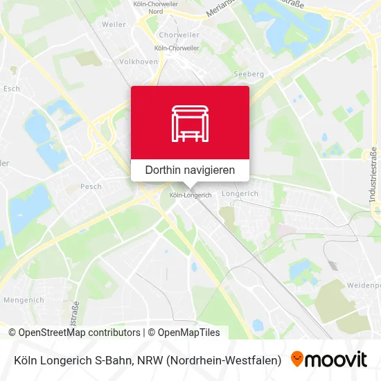 Köln Longerich S-Bahn Karte