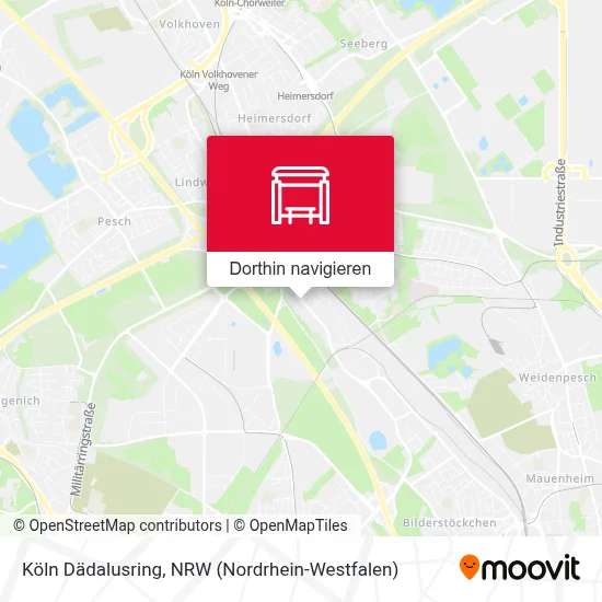 Köln Dädalusring Karte
