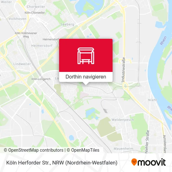 Köln Herforder Str. Karte