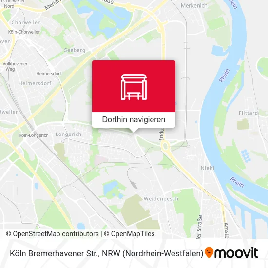 Köln Bremerhavener Str. Karte