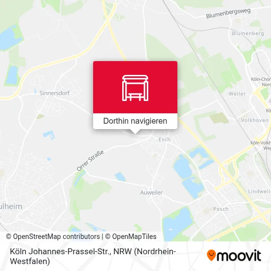 Köln Johannes-Prassel-Str. Karte