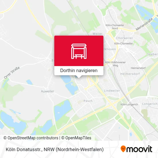 Köln Donatusstr. Karte