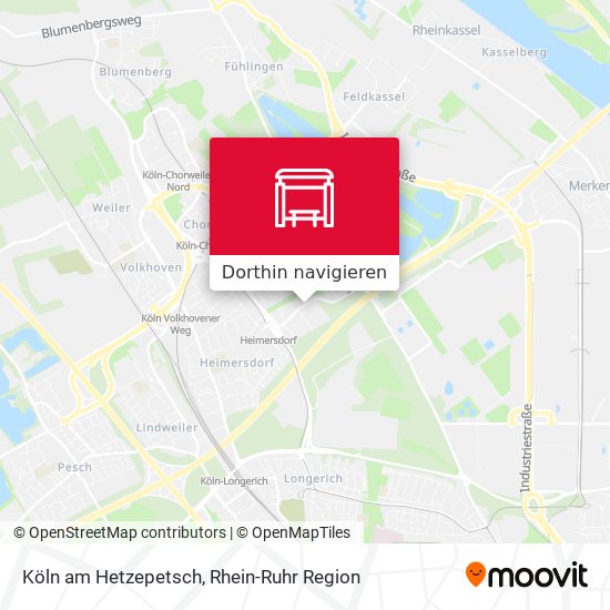 Köln am Hetzepetsch Karte