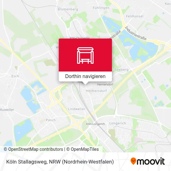 Köln Stallagsweg Karte