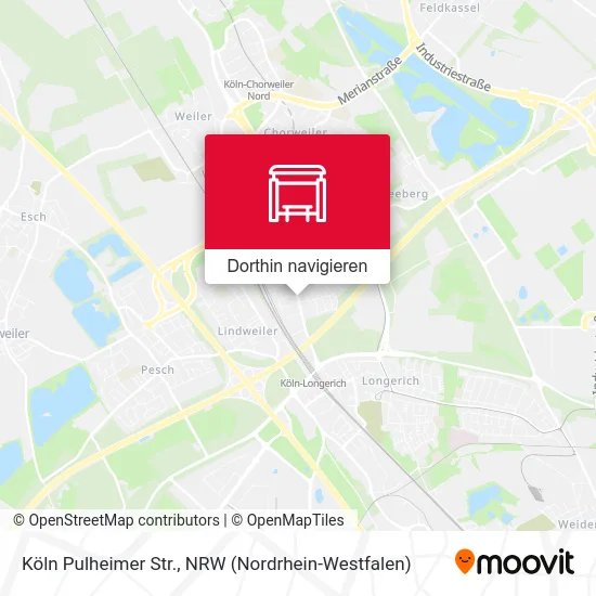 Köln Pulheimer Str. Karte