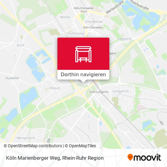 Köln Marienberger Weg Karte