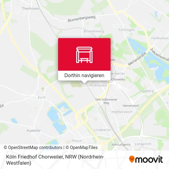 Köln Friedhof Chorweiler Karte