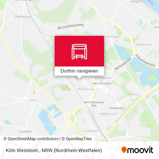 Köln Wezelostr. Karte