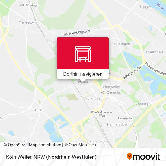 Köln Weiler Karte