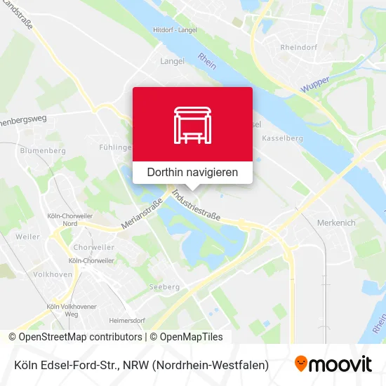 Köln Edsel-Ford-Str. Karte