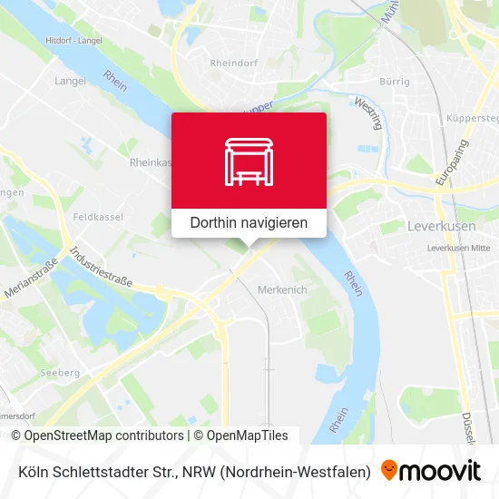 Köln Schlettstadter Str. Karte