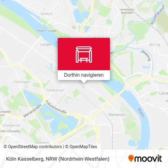 Köln Kasselberg Karte